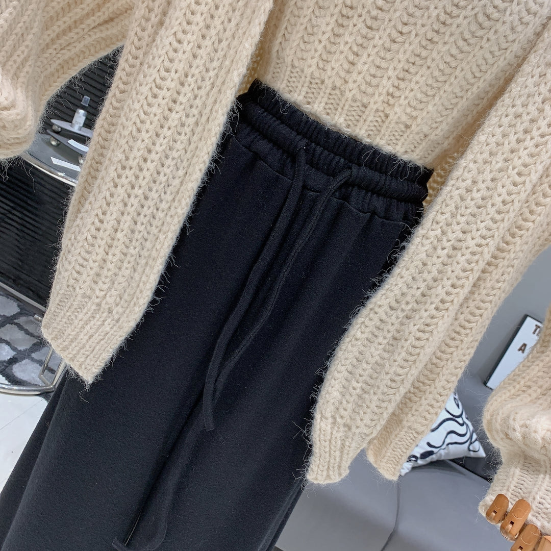 【set】ニットキャミソール×ニットカーデセット　M27020