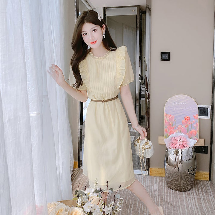 【dress】細身効果抜群♪エレガントデートワンピース　M17294