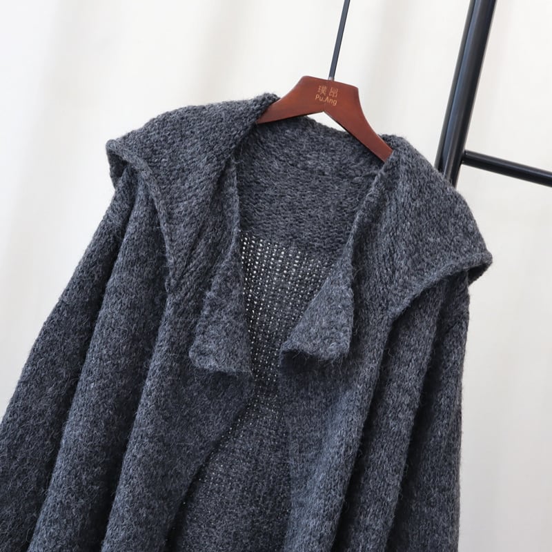 【outer】ロング丈ニットカーデ　M26843