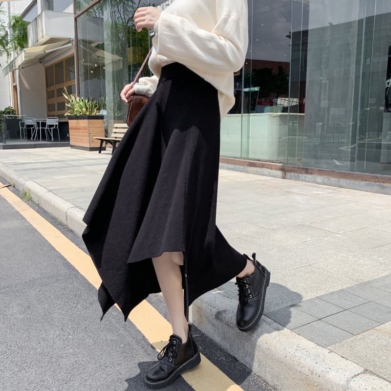 【bottoms】ニットスカート　M25705