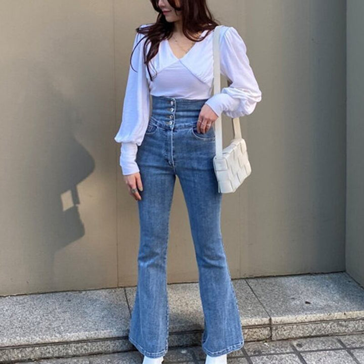 【tops】Vネックトップス Q7754