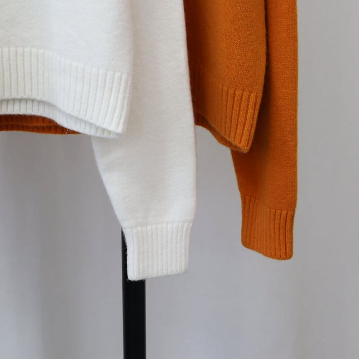 【tops】ファスナーニットセーター　M27745