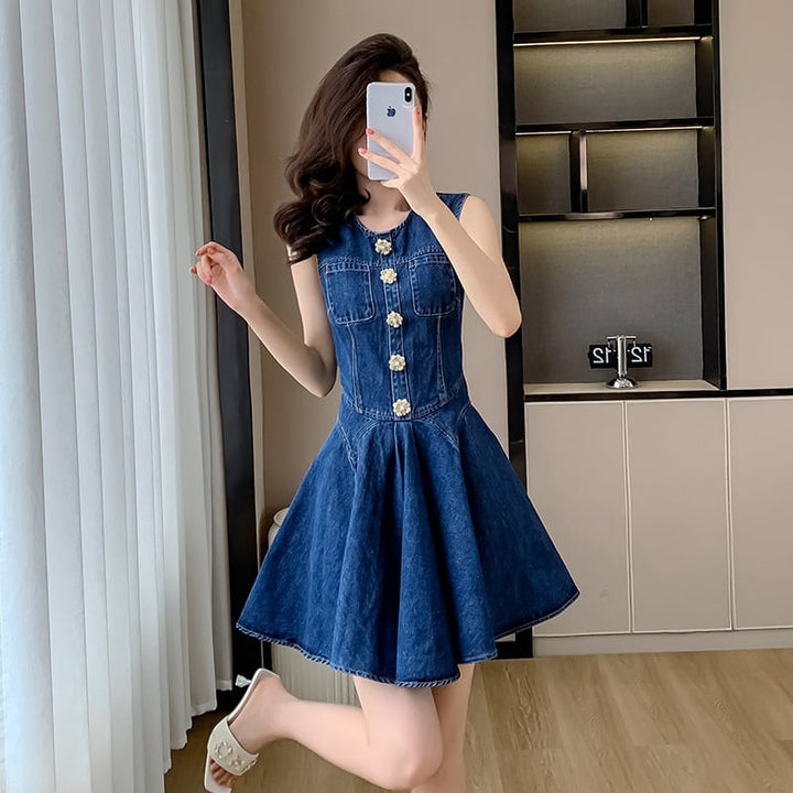 【dress】デニムワンピース　M24566
