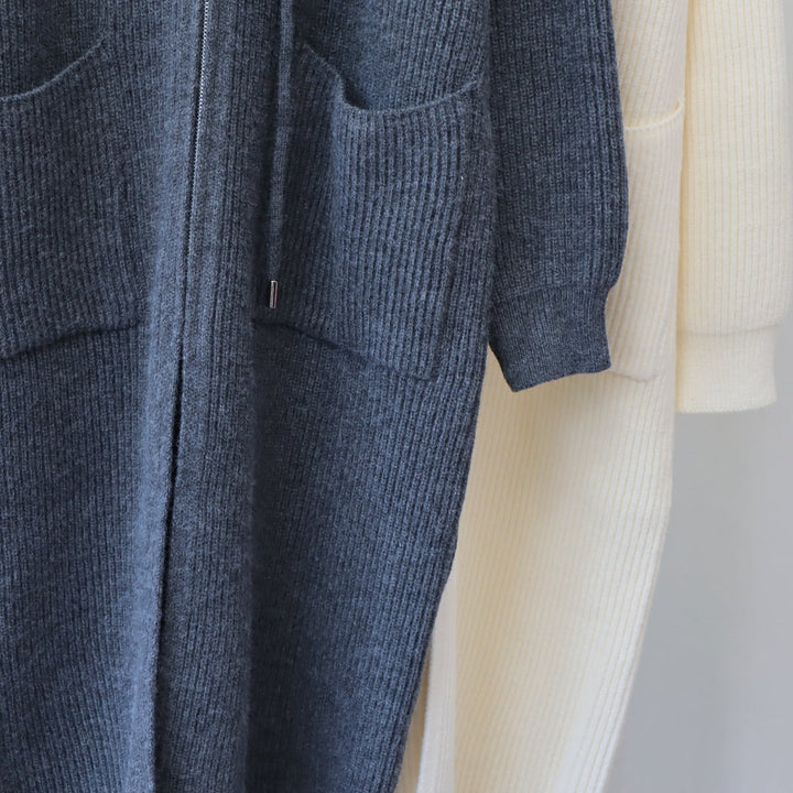 【outer】ロング丈ニットカーデ　M18347
