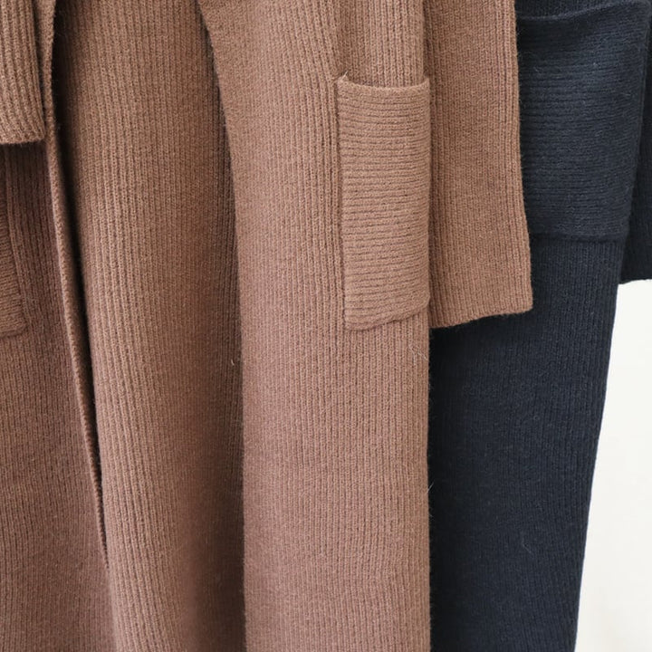 【outer】ロング丈ニットカーデ　M26619