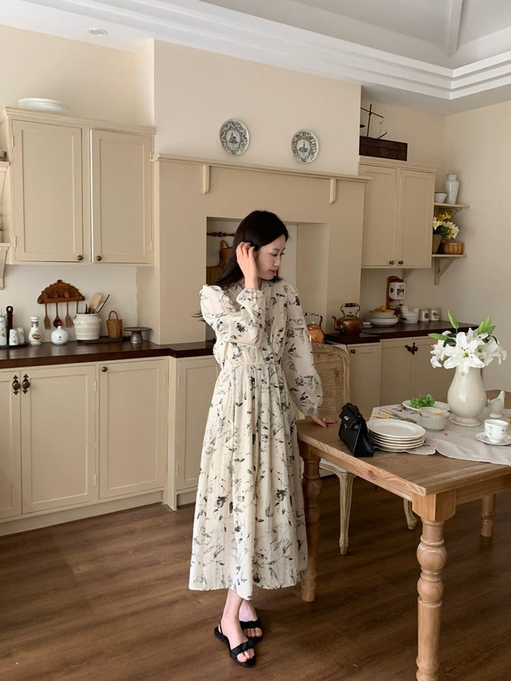 【dress】プリントワンピース　M29582