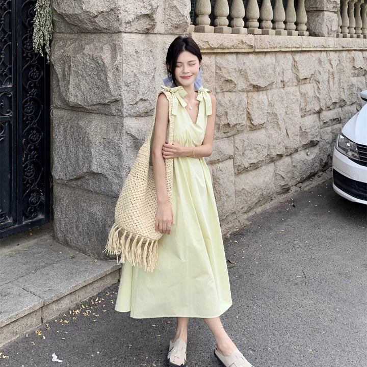 【dress】リボン付きワンピース　M24666