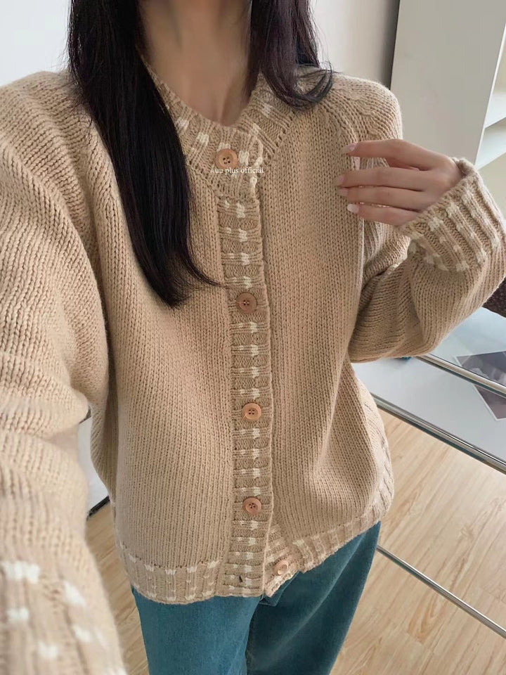 【outer】ニットカーデ　M27193