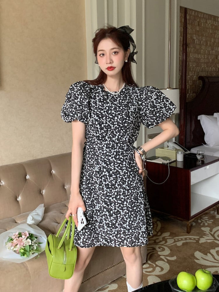 【dress】花柄ワンピース　M24870