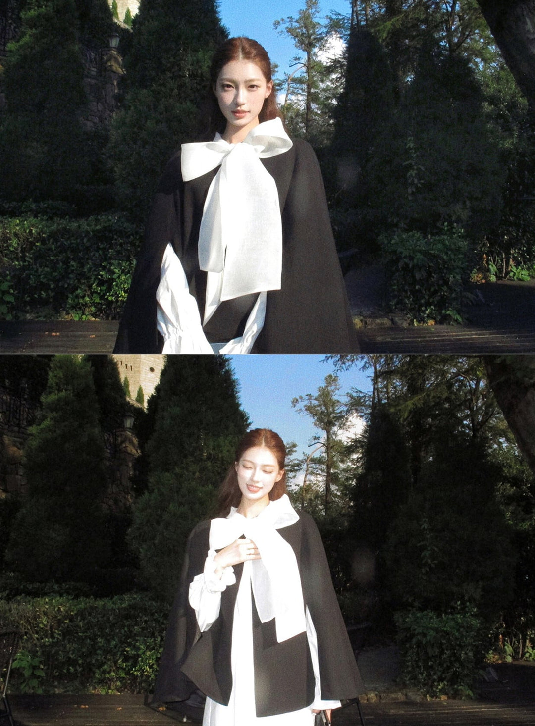 【outer】ケープコート　N3413