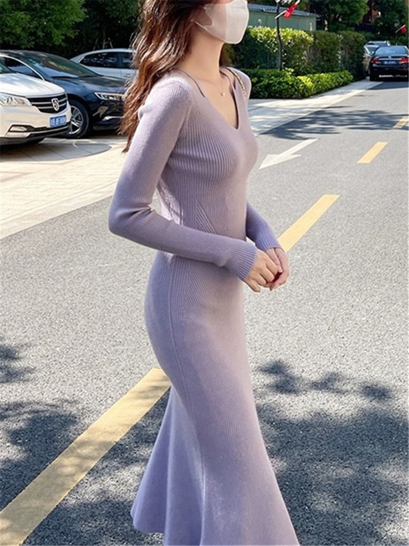 【dress】ニットワンピース　M26787