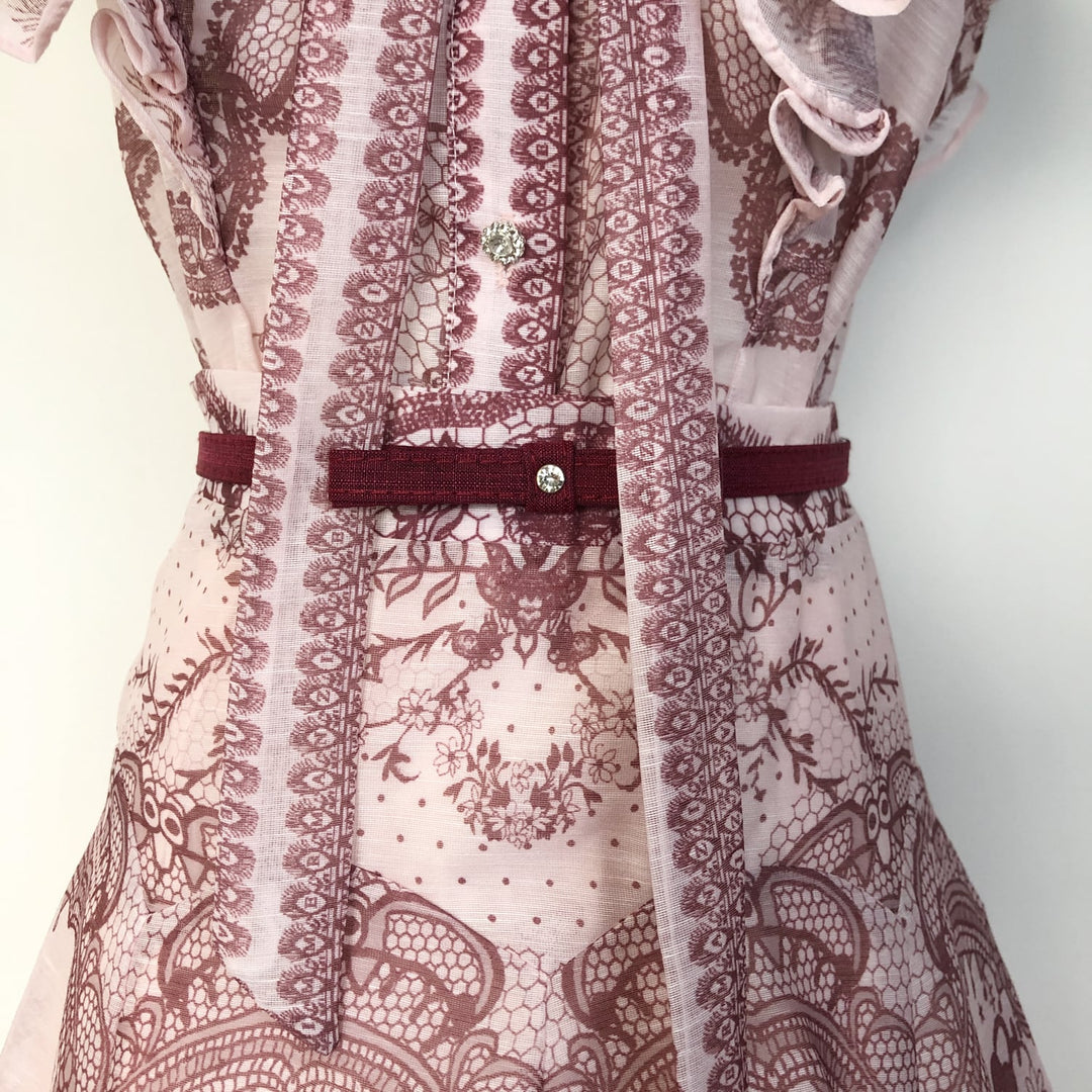【set】フリルブラウス×ロングスカートセット     N3073