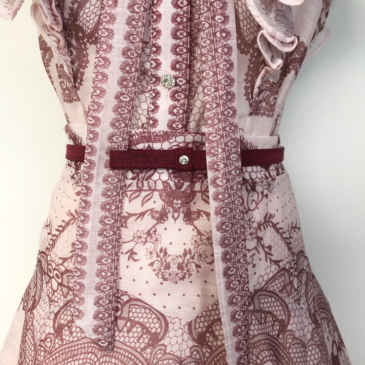 【set】フリルブラウス×ロングスカートセット     N3073