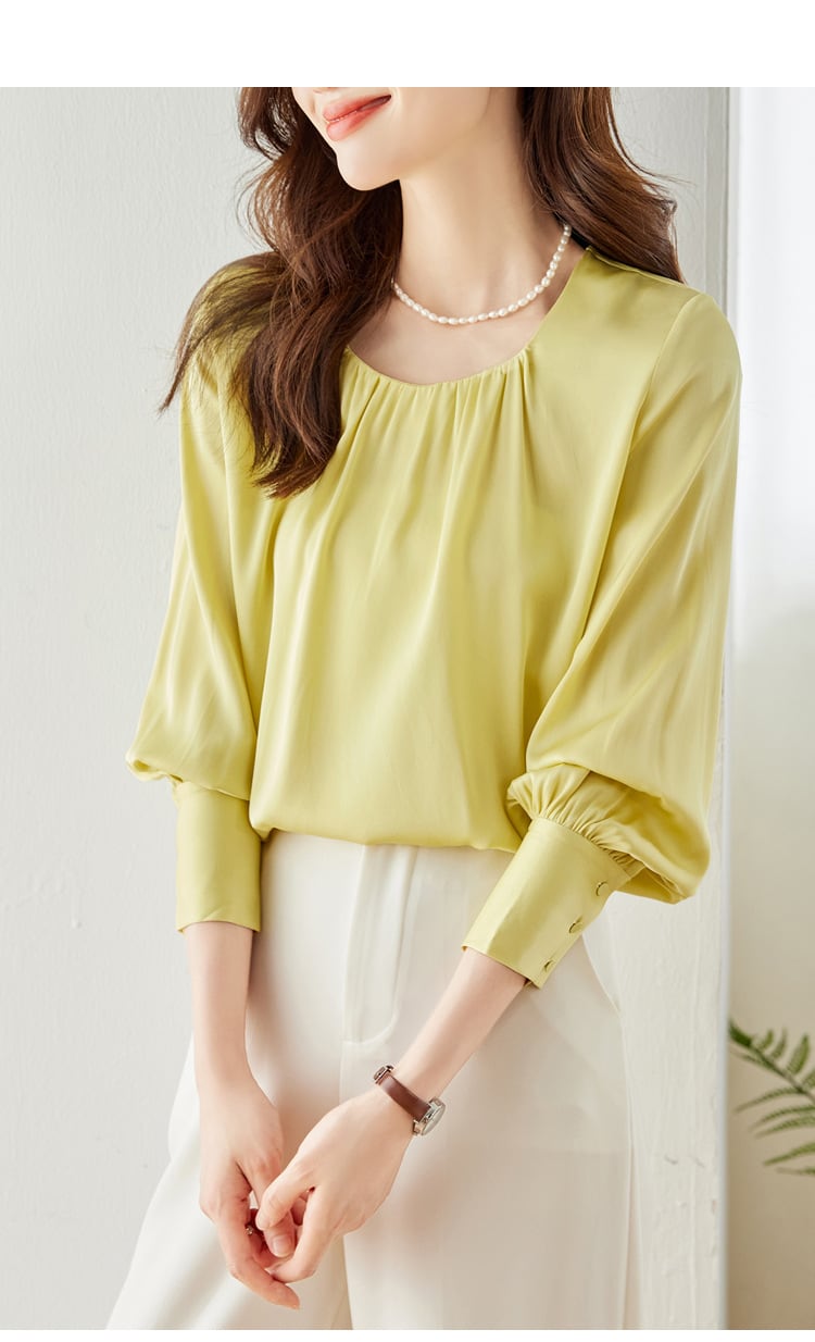 【tops】今季マストバイエレガントシンプル通勤風シャツ　M17004