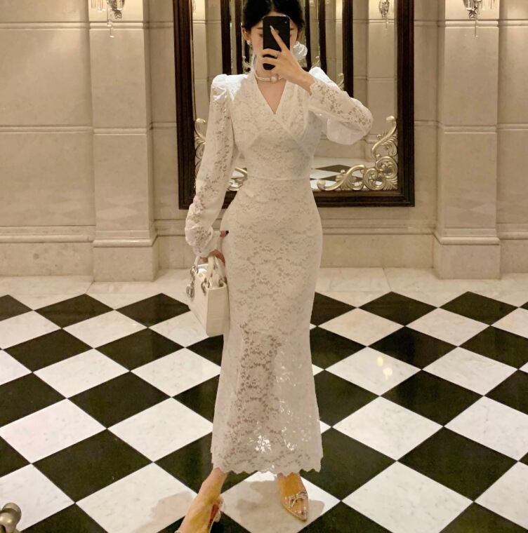 【dress】レースワンピース　M18808