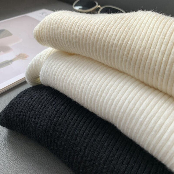 【tops】レース切り替えニットトップス　M27213