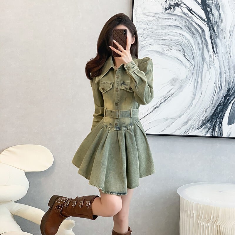 【dress】デニムワンピース　M20992