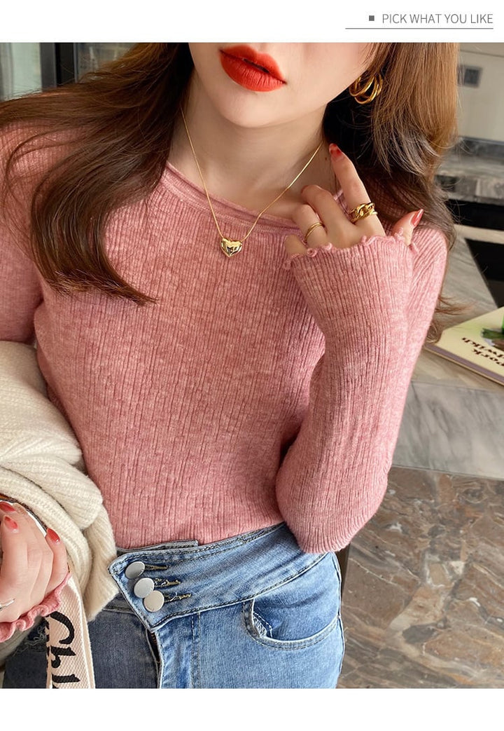 【tops】ニットトップス　M26506