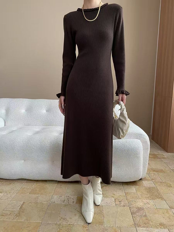 【dress】ニットワンピース  K0657