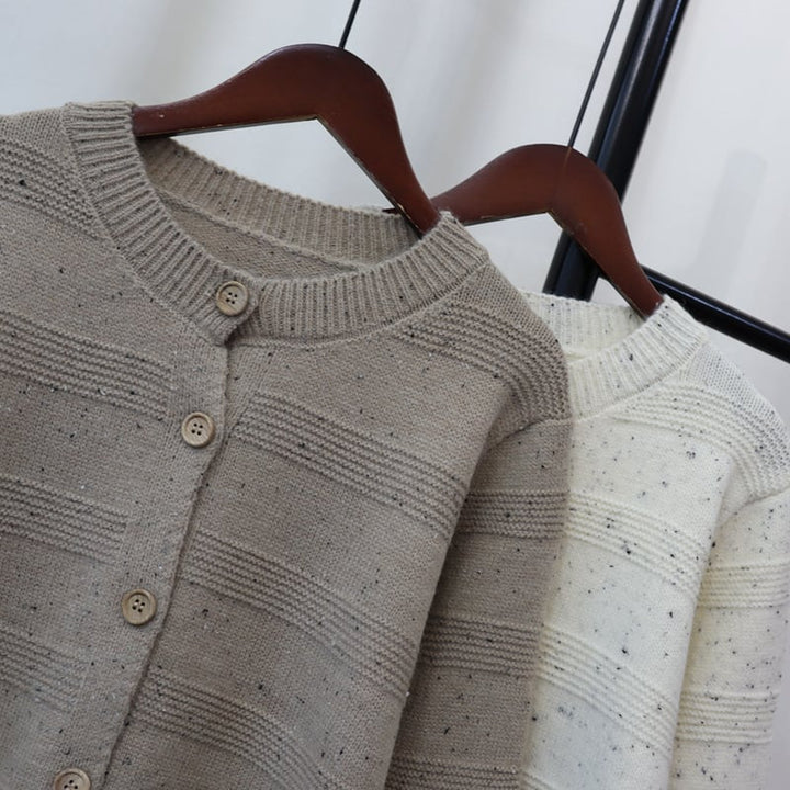 【outer】クルーネックニットカーデ　M26489