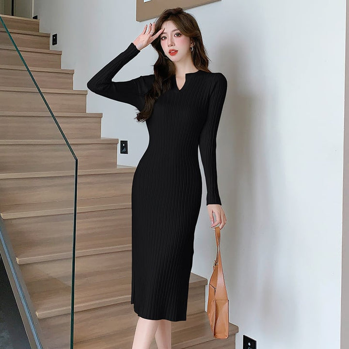 【dress】早い者勝ちエレガントニットワンピース　M17567