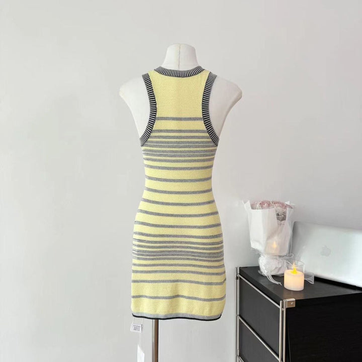 【dress】ニットベストワンピース　M24471