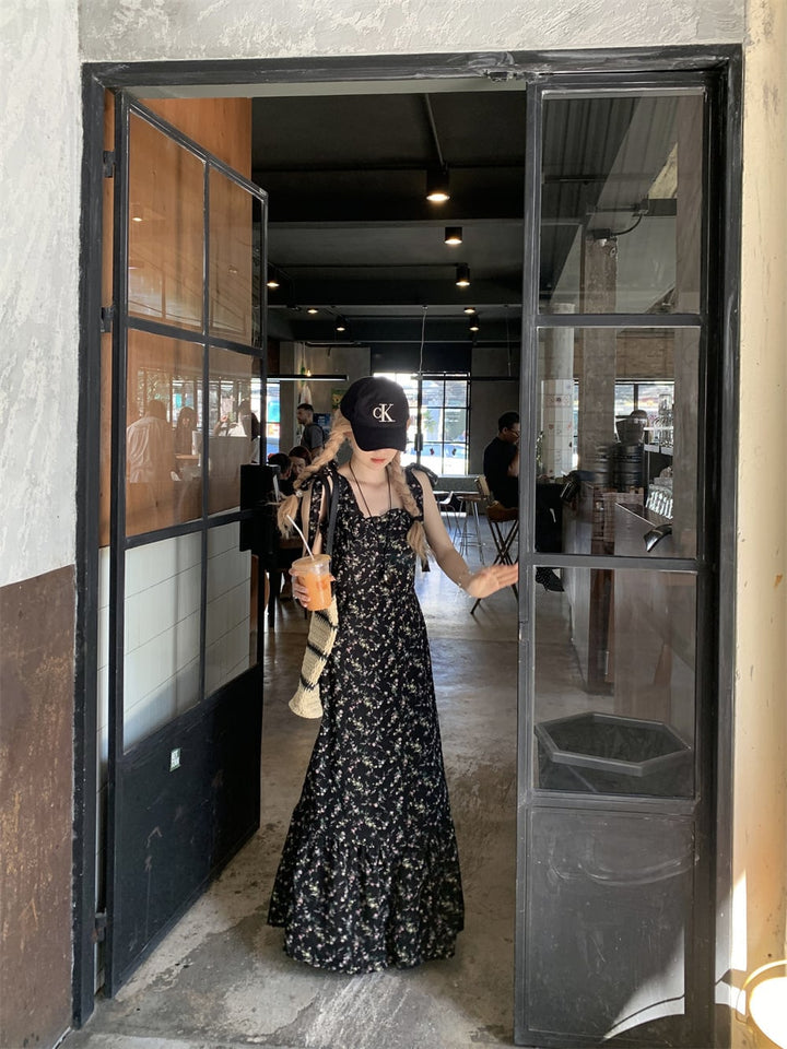 【dress】花柄キャミワンピース　M25212