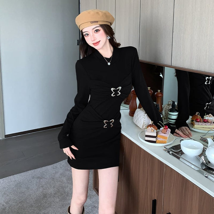 【dress】着瘦せワンピース　M27002