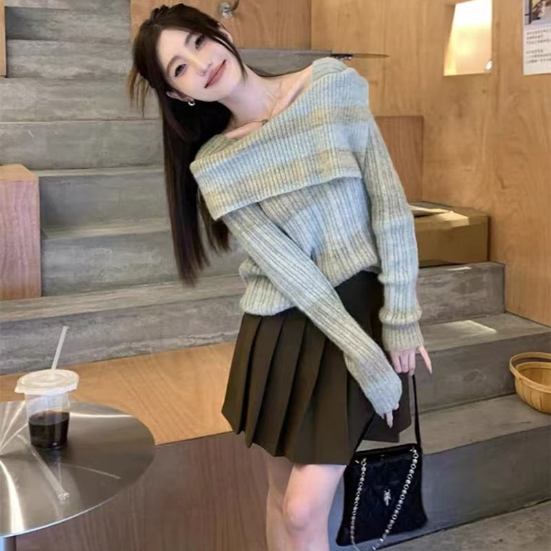 【tops】ニットトップス　M26840