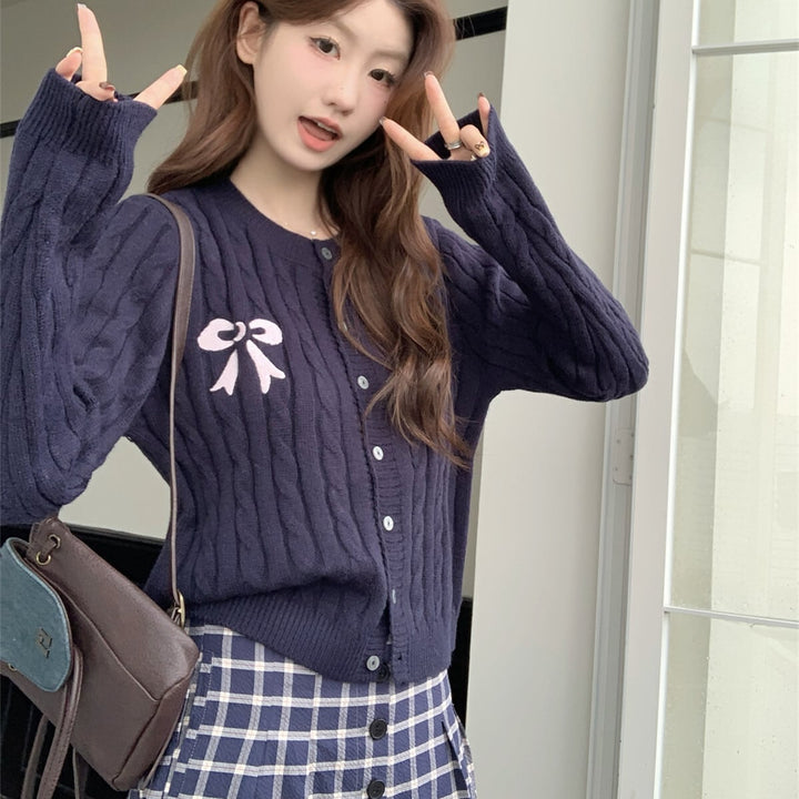【outer】ニットカーデ　M26922