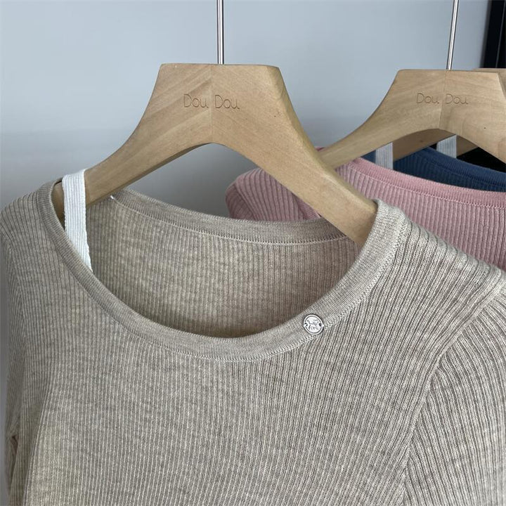 【tops】切り替えニットトップス　M26510