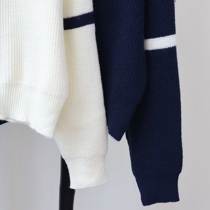 【tops】ファスナーニットセーター　M27887