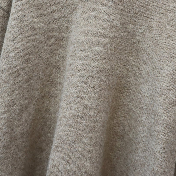 【tops】フード付きニットセーター　M26598