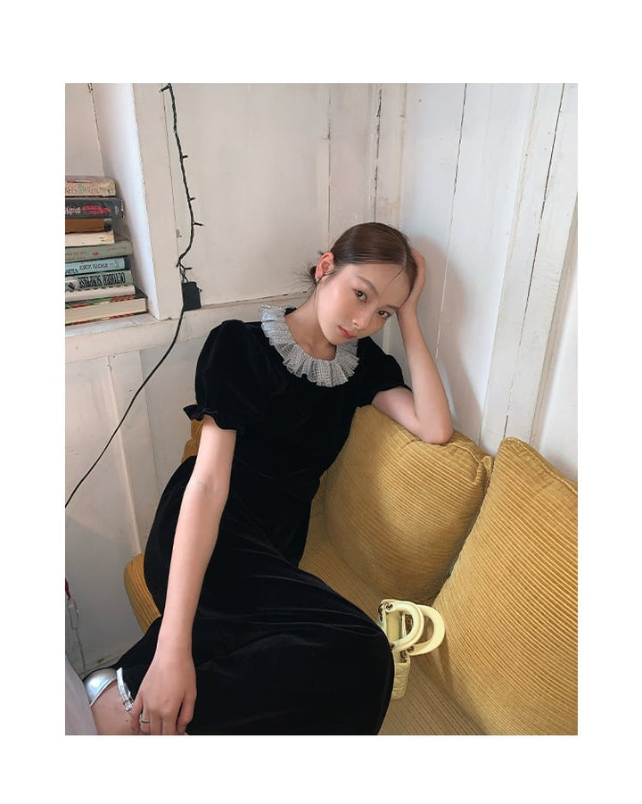 【dress】デートワンピースアームカバー付き　M26459