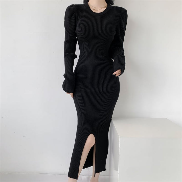 【dress】スリットワンピース　M18842