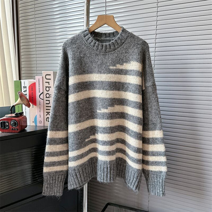 【tops】クルーネックニットセーター　M18800