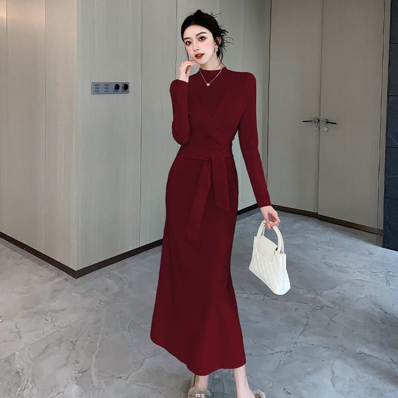 【dress】ニットワンピース　M27028