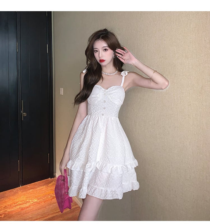 【dress】柔らかくて優しい印象キャミワンピース着瘦せ　M17235