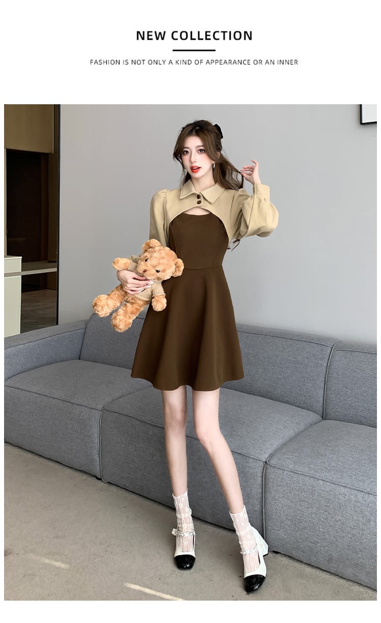 【dress】ドッキングワンピース　M20181