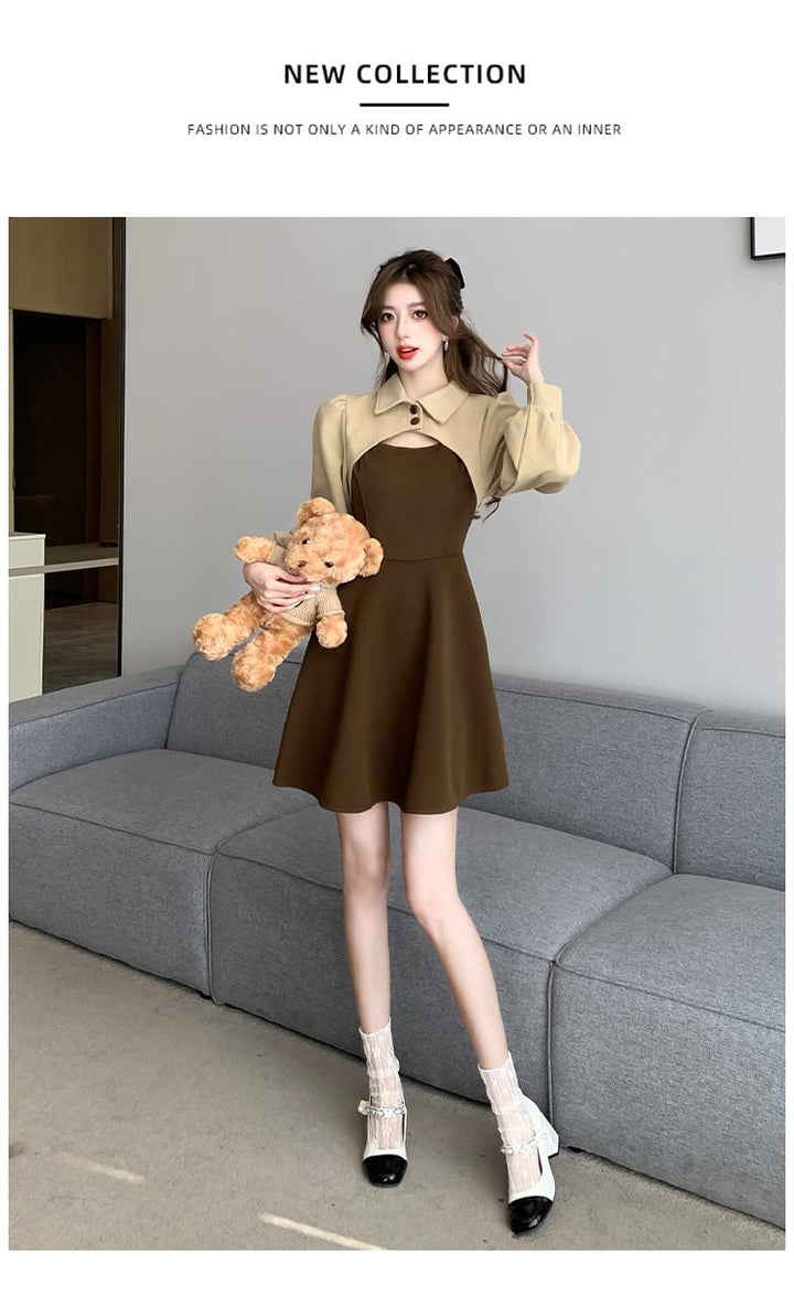 【dress】ドッキングワンピース　M20181