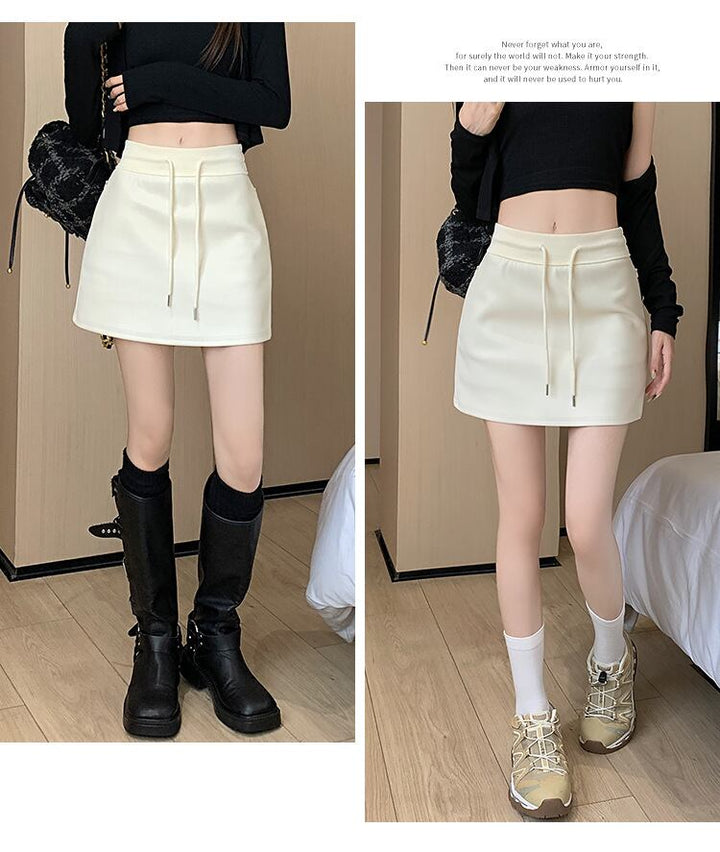 【bottoms】レザースカート　M18087