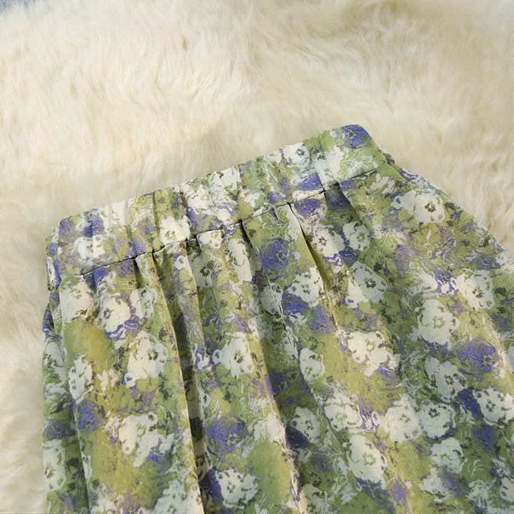 【bottoms】プリントスカート　M23940