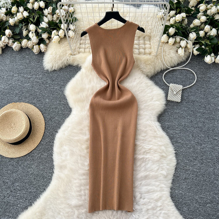 【dress】ノースリーブニットワンピース　M29709