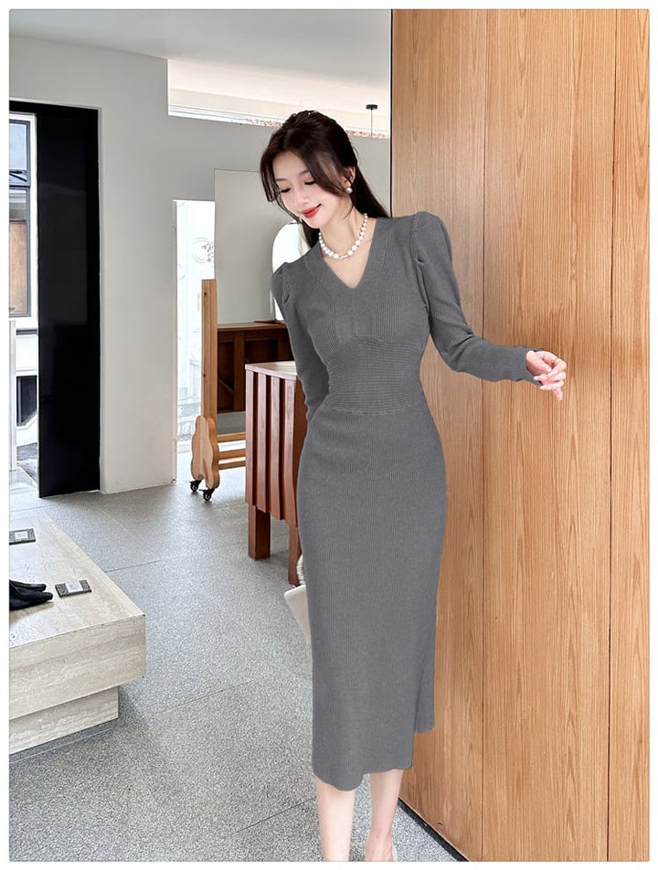【dress】ニットワンピース　M26036