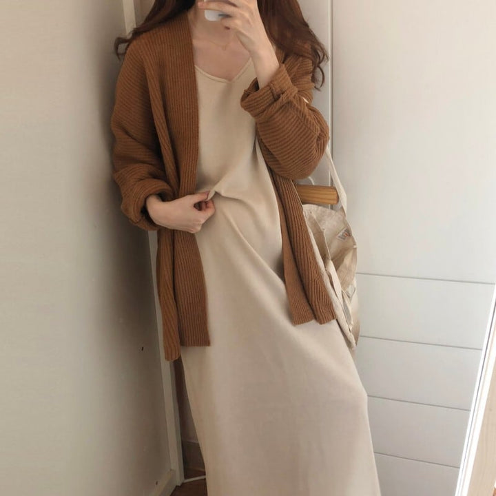 【outer】ニットカーデ　M27099