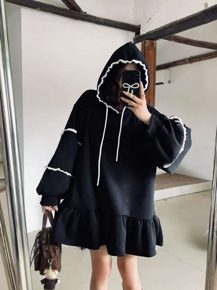 【dress】裹起毛カジュアルワンピース　M28925