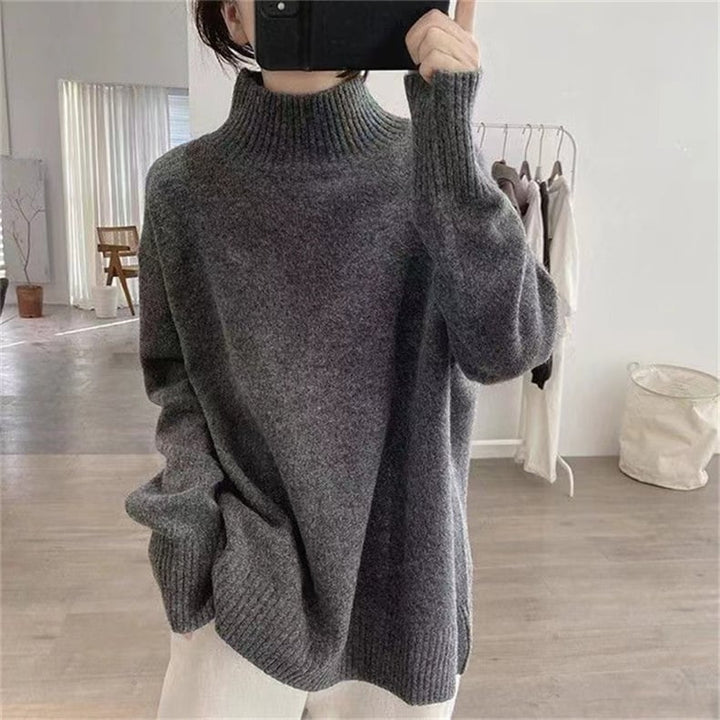 【tops】無地ニットセーター　M26775