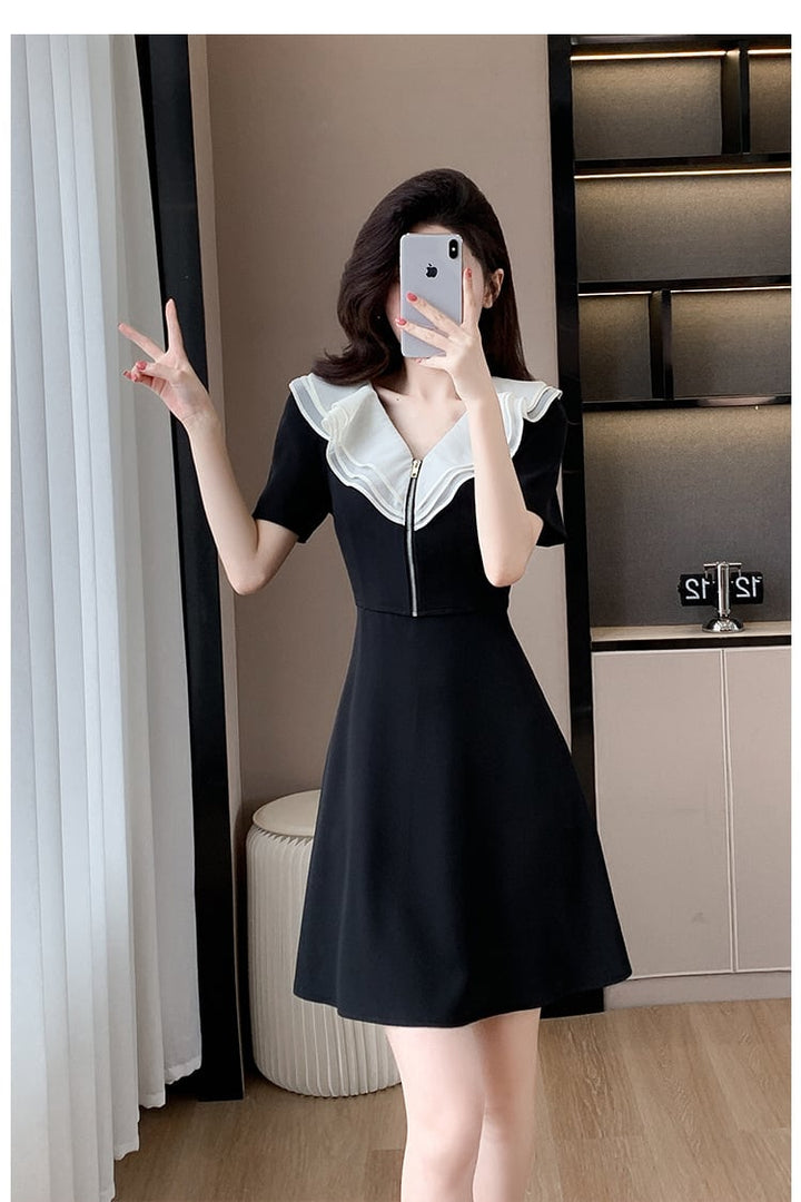 【dress】フリルデートワンピース　M24563