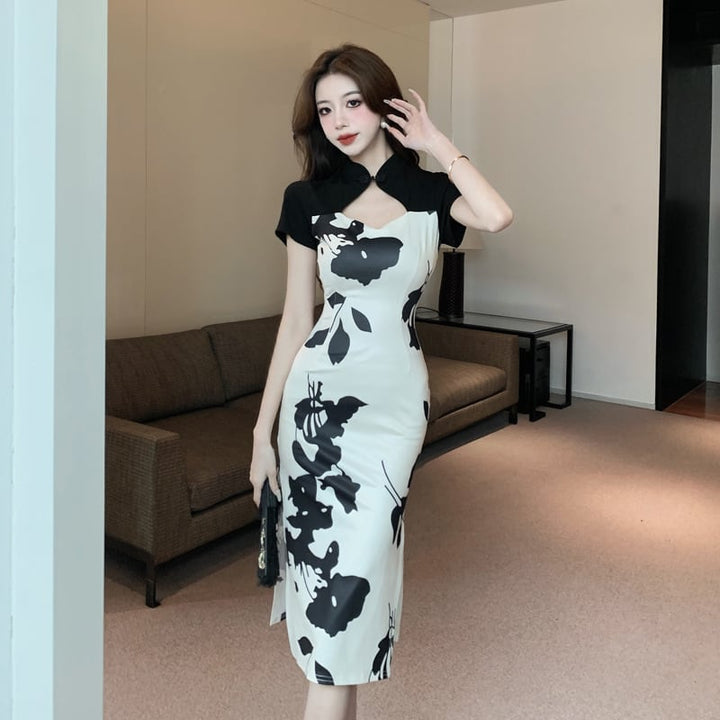 【dress】高級感 chicエレガントデートワンピースオシャレ　M16797