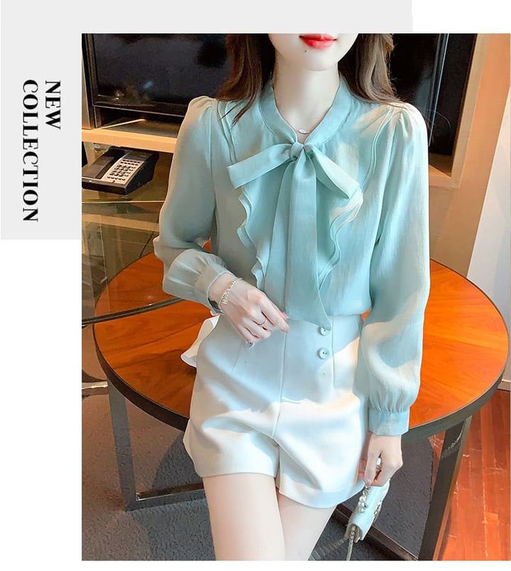 【tops】気質満点 エレガントシャツトップス大人気　M17443